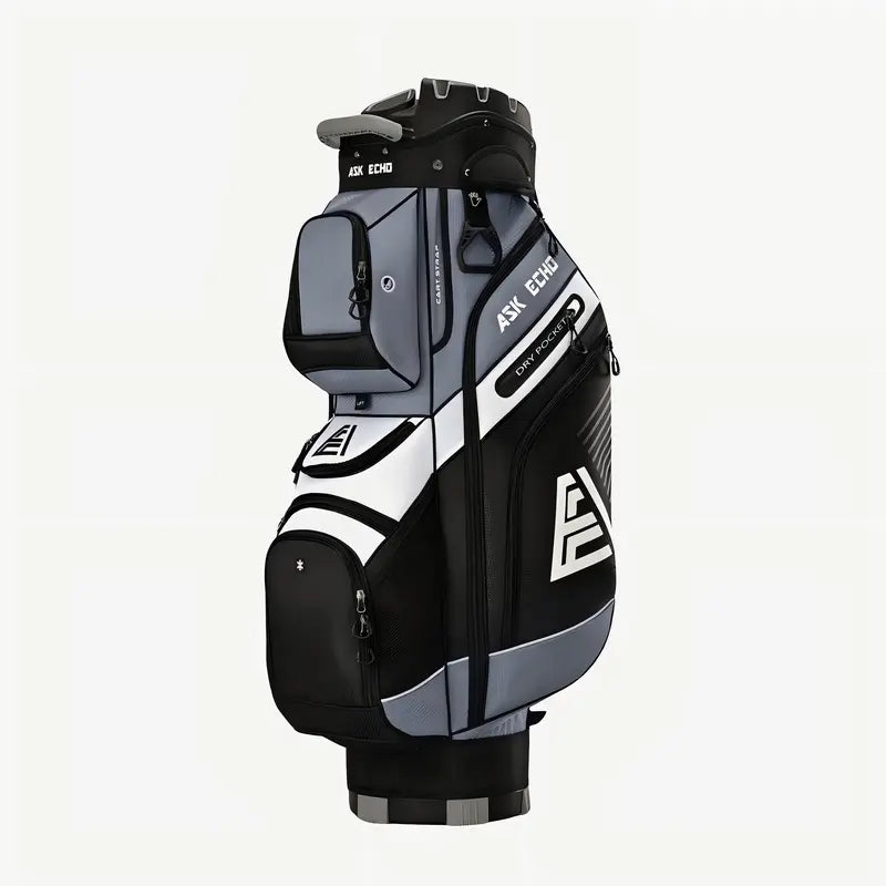 T-Lock Golf Cart Bag 🛒 14-Way Divider, Ice Pocket, Men's Golf Bag
